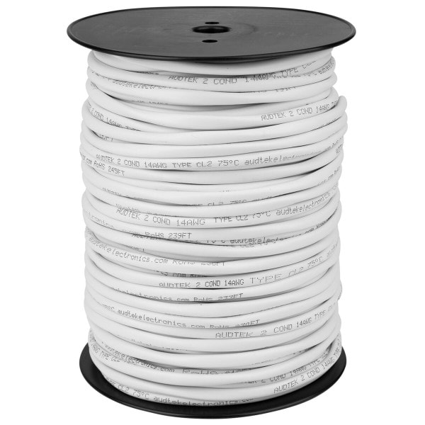 Main product image for Audtek 14A2C250 In-Wall CL2 14/2 CCA Speaker Wire 25 100-1008